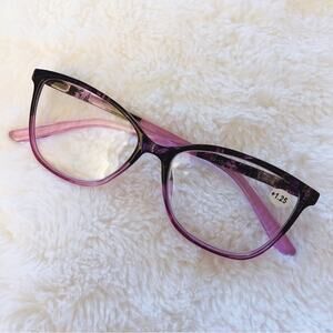 Eli Light Purple & Black Two Tone Reader Glasses
